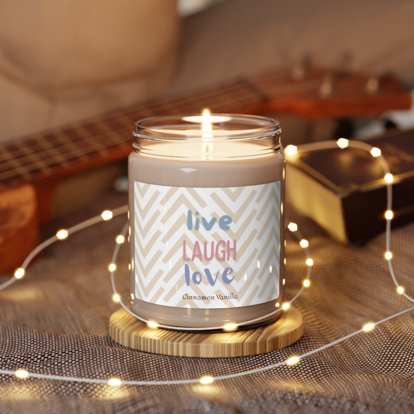 live laugh love Scented Soy Candle, 9oz