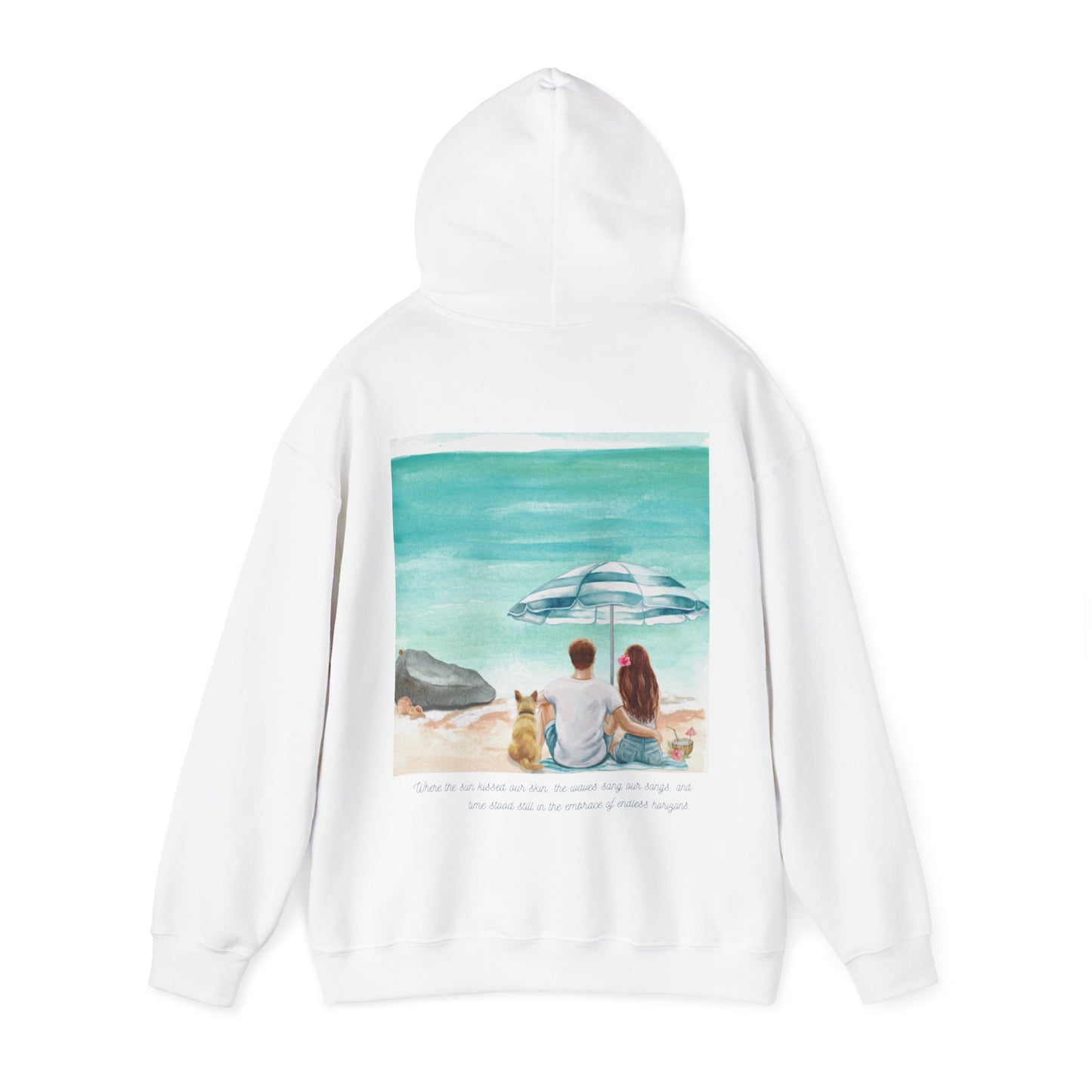 Beach Couple Hooded Sweater - Perfect Gift Idea