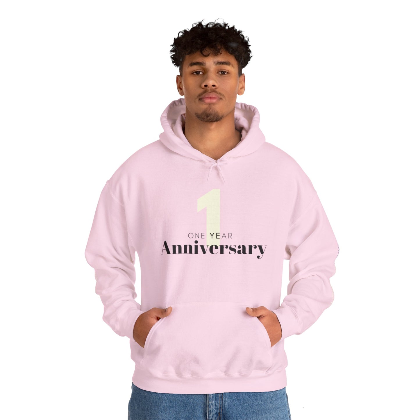 1-Year Anniversary Couple Hooded Sweater - Perfect Gift Idea