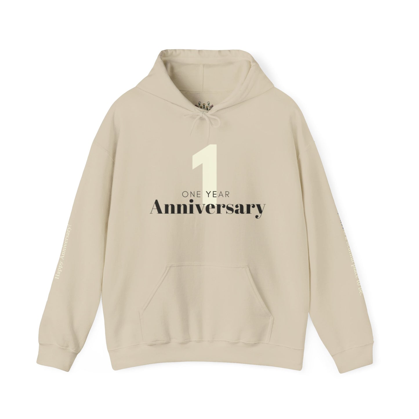 1-Year Anniversary Couple Hooded Sweater - Perfect Gift Idea