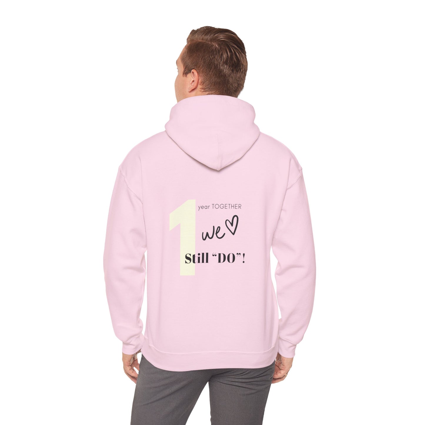 1-Year Anniversary Couple Hooded Sweater - Perfect Gift Idea