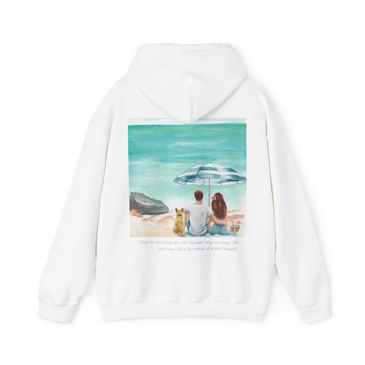 Beach Couple Hooded Sweater - Perfect Gift Idea