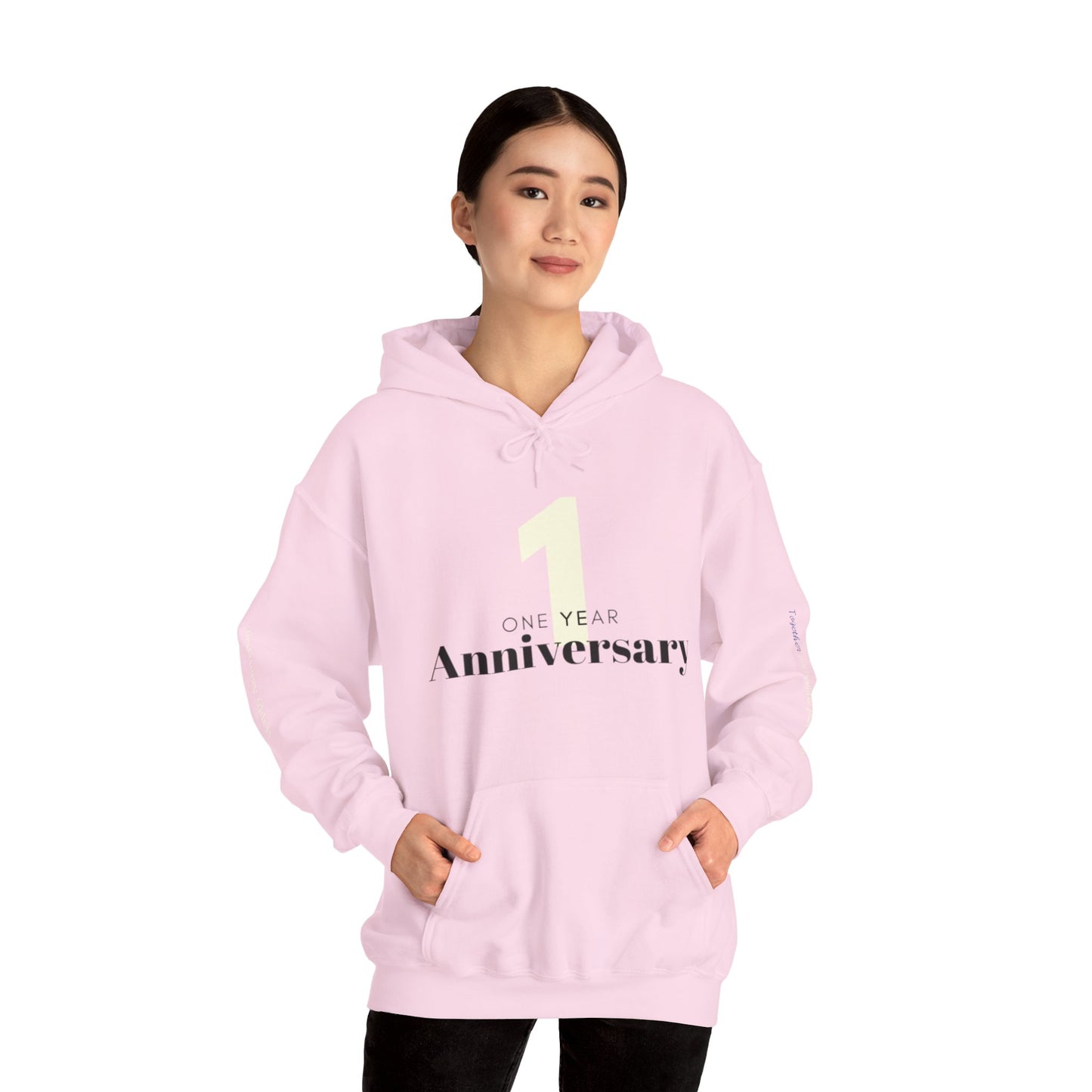 1-Year Anniversary Couple Hooded Sweater - Perfect Gift Idea