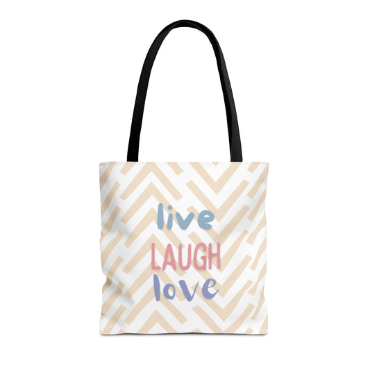 live laugh love Tote Bag