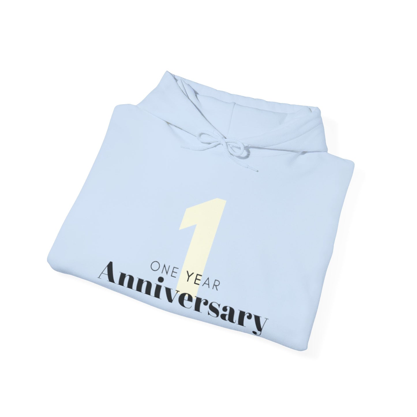 1-Year Anniversary Couple Hooded Sweater - Perfect Gift Idea