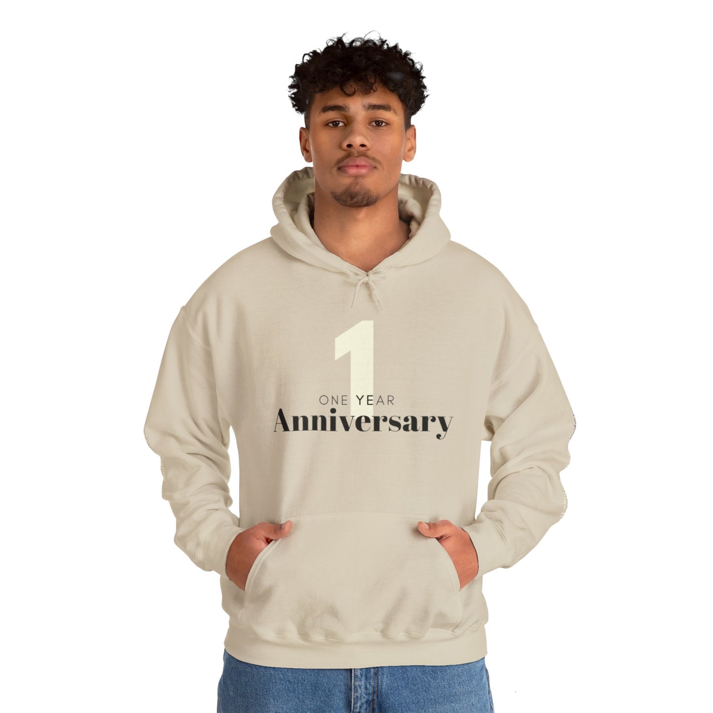 1-Year Anniversary Couple Hooded Sweater - Perfect Gift Idea