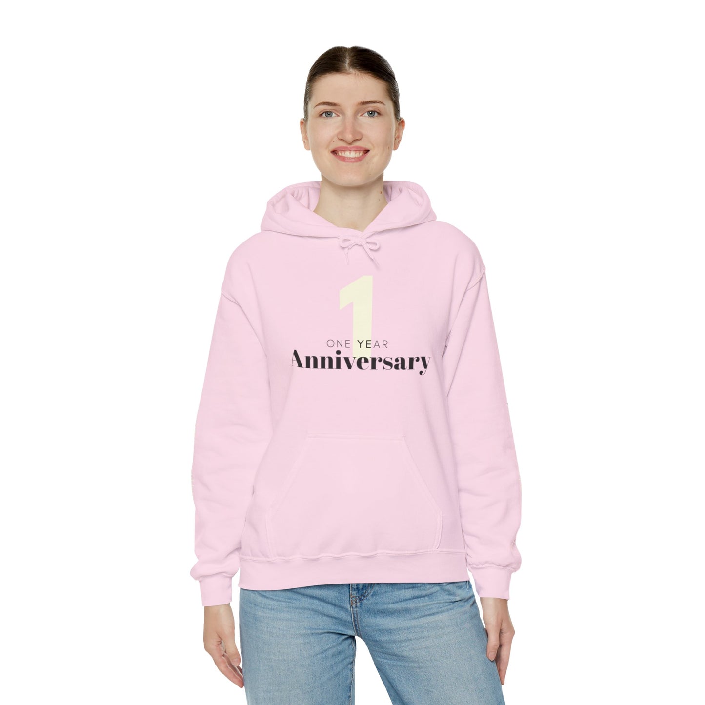 1-Year Anniversary Couple Hooded Sweater - Perfect Gift Idea