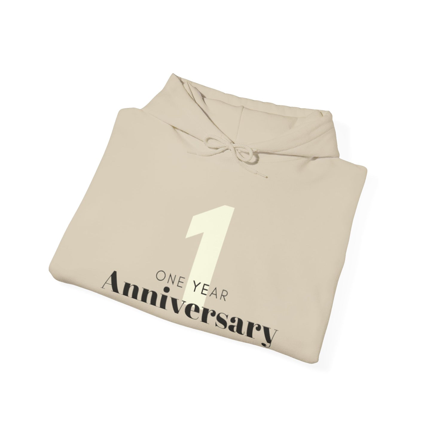 1-Year Anniversary Couple Hooded Sweater - Perfect Gift Idea