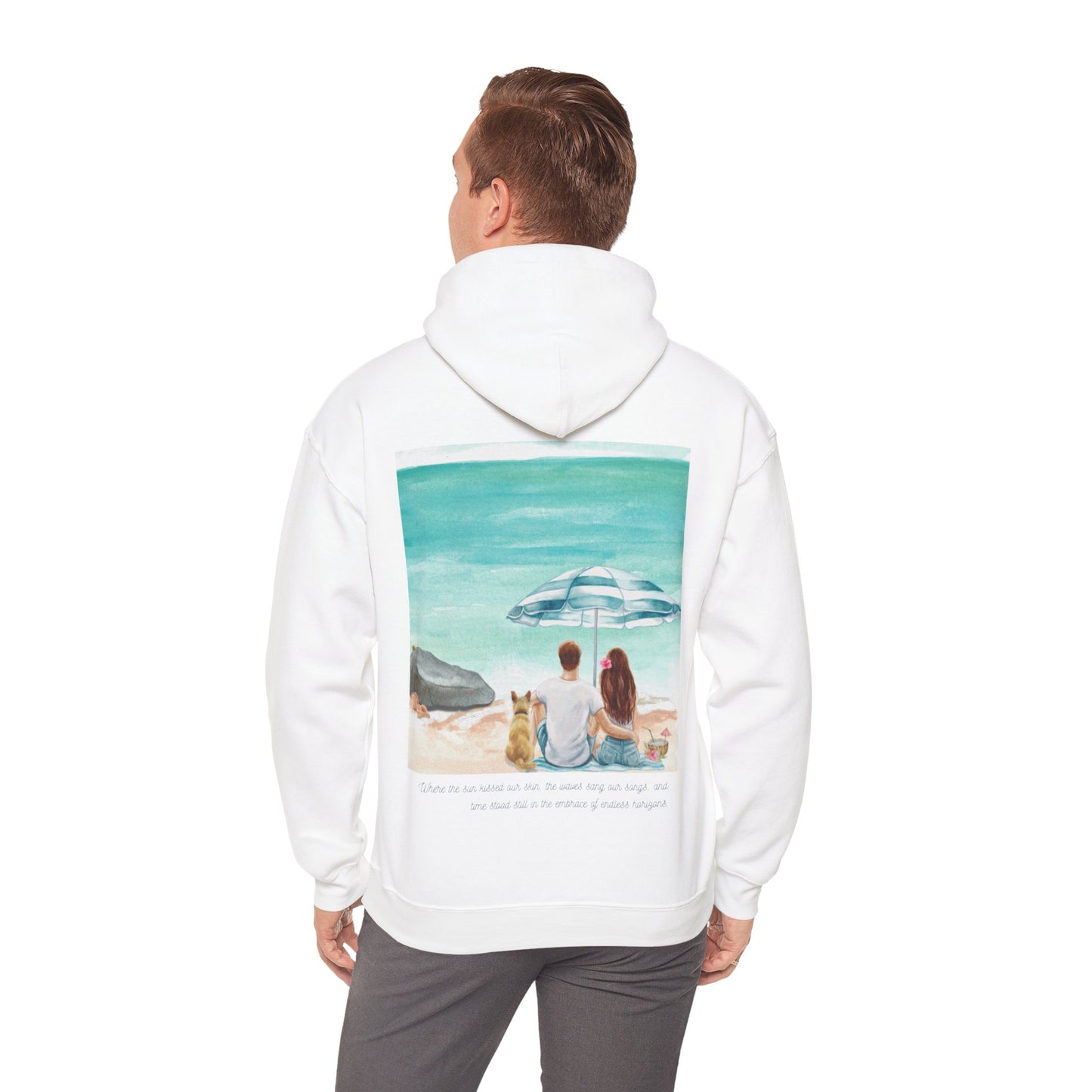 Beach Couple Hooded Sweater - Perfect Gift Idea