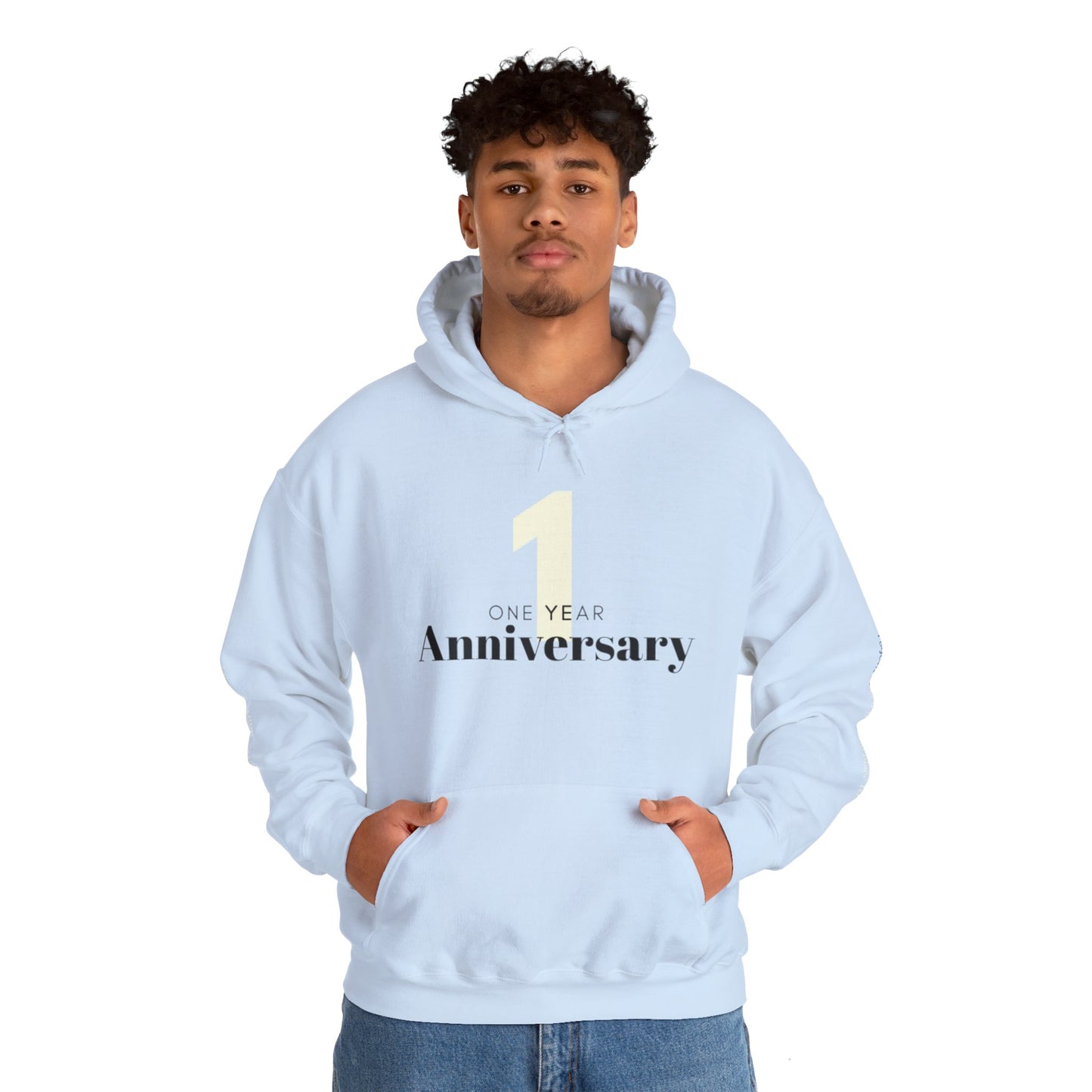 1-Year Anniversary Couple Hooded Sweater - Perfect Gift Idea