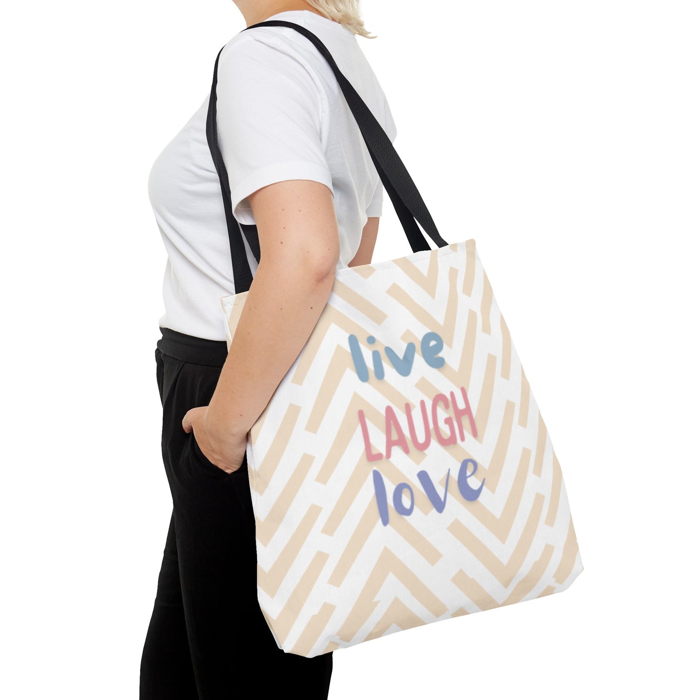 live laugh love Tote Bag